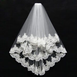 Bridal veil wedding dress accessories