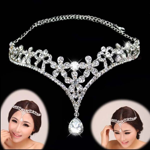 Flower Pearl Children's Hair Accessories Accessories Bridal Tiara - Image 4