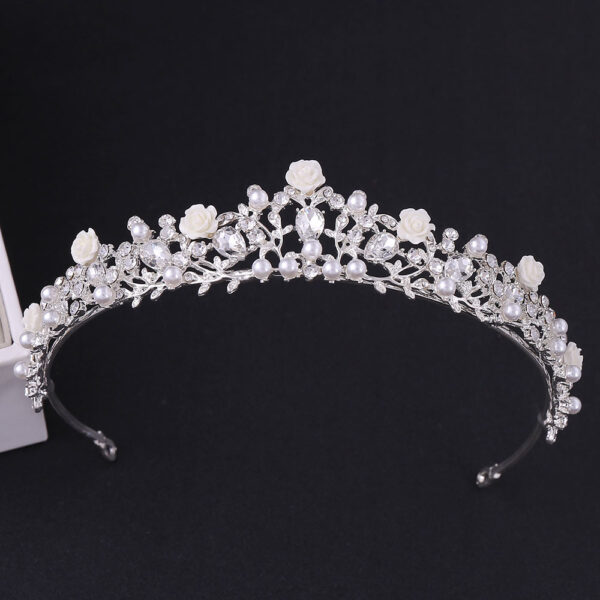 Flower Pearl Children's Hair Accessories Accessories Bridal Tiara - Image 5