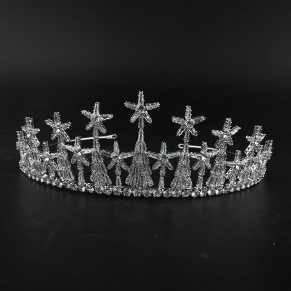 Zircon Headdress Formal Dress Accessories Bridal Crown - Image 10