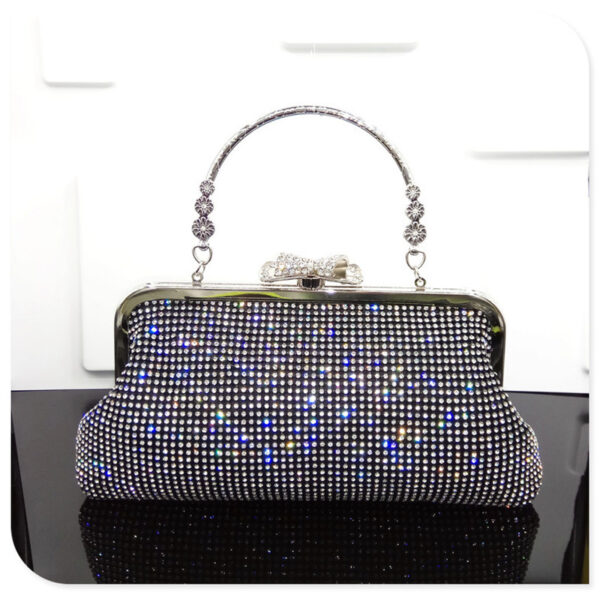 Diamond-studded Evening Bag Bridal Dress - Image 5