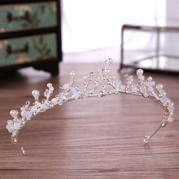 Flower Pearl Children's Hair Accessories Accessories Bridal Tiara - Image 6