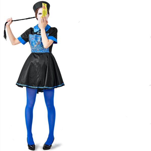 Male and female adult bride and groom Halloween costumes - Image 7