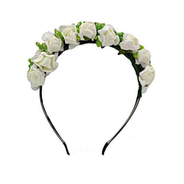 Bridal Headband, Wreath, Headdress, Wedding Accessories, Headband - Image 4