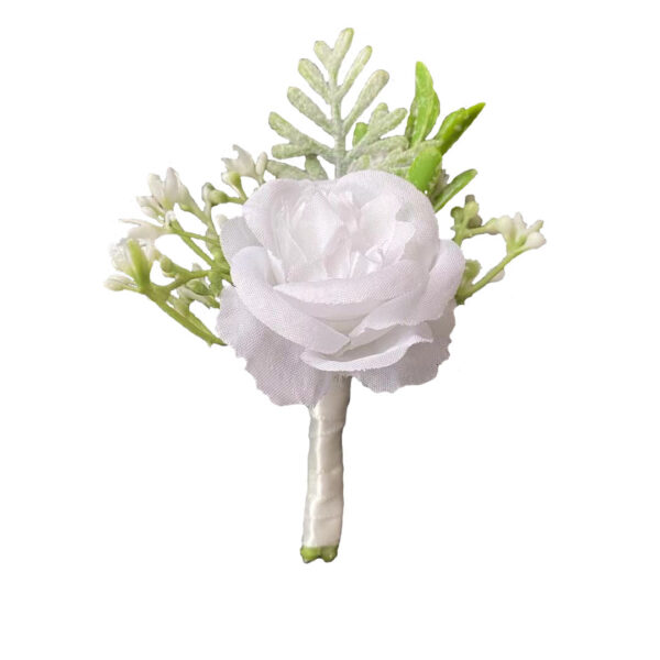 Korean Fabric Bride And Groom Corsage Rose Small Buds Silk Flower Before Marriage - Image 8