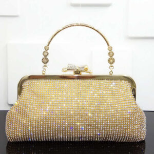 Diamond-studded Evening Bag Bridal Dress