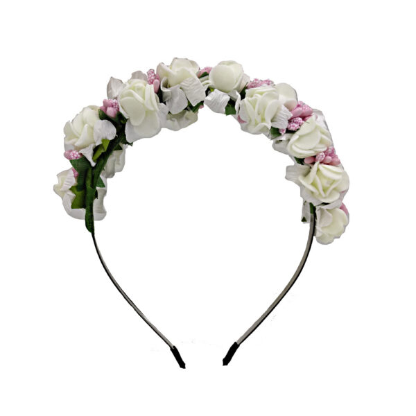 Bridal Headband, Wreath, Headdress, Wedding Accessories, Headband - Image 3