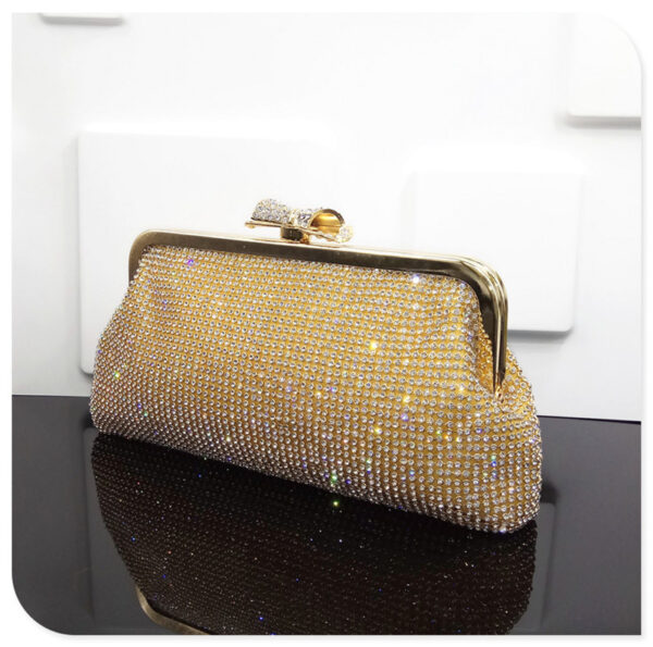 Diamond-studded Evening Bag Bridal Dress - Image 2