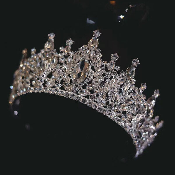 New Korean Rhinestone Bridal Crown Accessories - Image 9