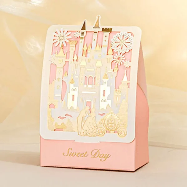 Elegant Decoration Paper Gift Box, Laser Cut, Wedding Candy Box, Bride and Groom, High Quality, Favor Boxes for Chocolates - Image 9