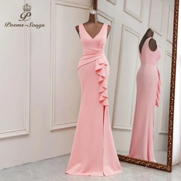 2021Elegant white Evening dresses Mermaid prom dress Bridal dresses vestidos de promocion Bridesmaid dresses graduations dresses - Image 12