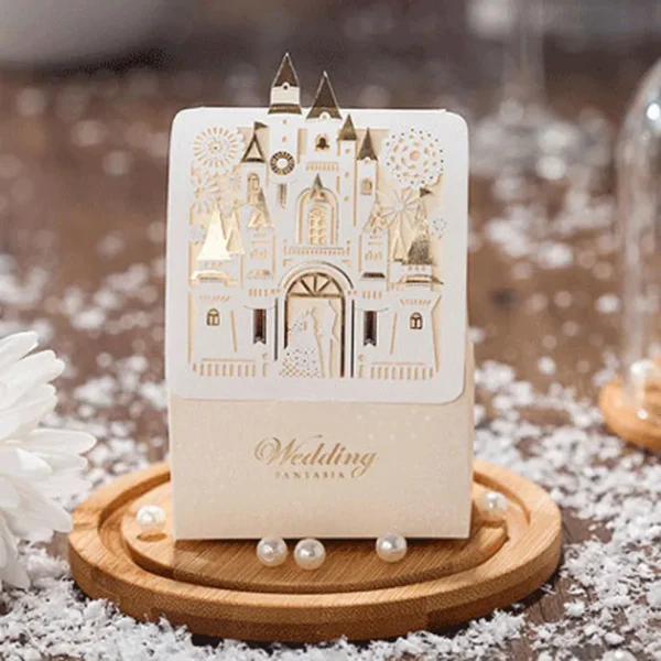 Elegant Decoration Paper Gift Box, Laser Cut, Wedding Candy Box, Bride and Groom, High Quality, Favor Boxes for Chocolates - Image 11