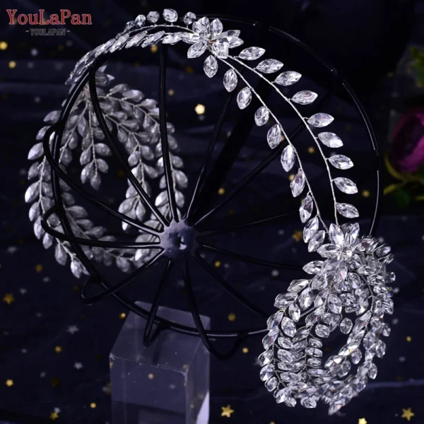 TOPQUEEN HP415 Bridal Headband Wedding Headpiece Bridal Tiara and Crown Princess Hair Accessories New Designs Woman Headbands - Image 19