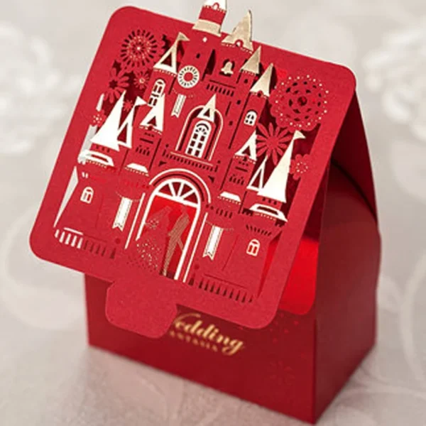 Elegant Decoration Paper Gift Box, Laser Cut, Wedding Candy Box, Bride and Groom, High Quality, Favor Boxes for Chocolates - Image 10