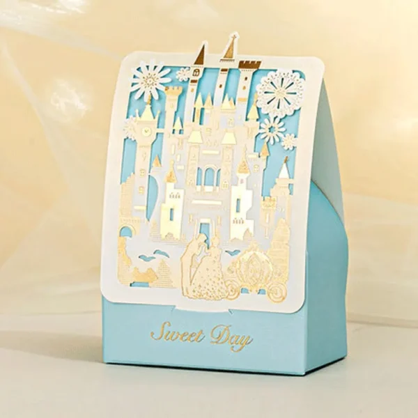 Elegant Decoration Paper Gift Box, Laser Cut, Wedding Candy Box, Bride and Groom, High Quality, Favor Boxes for Chocolates - Image 8