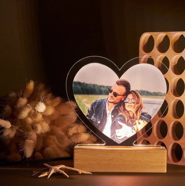 Personalized 3D Night Light Custom Photo And Text Lamp Customized Valentine's Day Wedding Birthday 7 Color 3D Lamp Gifts - Image 12