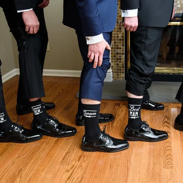 Father of the Bride Groom to be Best Man Groomsman Socks Wedding engagement bridal shower bachelor party Proposal Gift present - Image 3