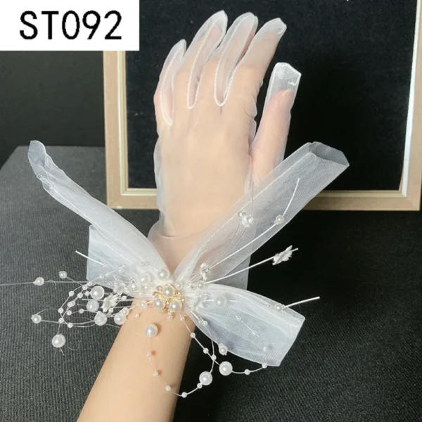 Party Dress Lace Gloves Hot Sale Sexy Clothing Accessories Bridal Gown Mittens Wedding Bridal Gloves Party - Image 3