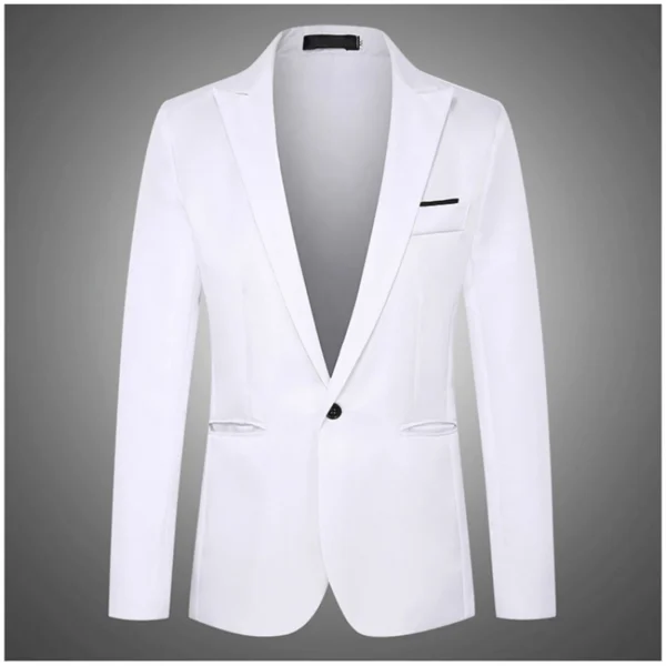 Classic Black Men Blazer Suit Slim Fit One Button Solid Business Suits Wedding Groom Party Homecoming Suits Gentleman's Suit - Image 4