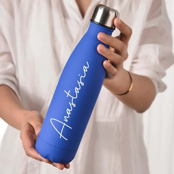 Personalized Water Bottle Custom Insulated Bottle Sports Water Bottle Hot Cold Thermos Wedding Gifts Bridesmaid Tumblers - Image 3