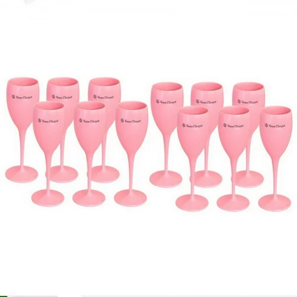 Acrylic Pink Orange Champagne Flutes Wholesale Party Wine Glasses Acrylic - Image 4