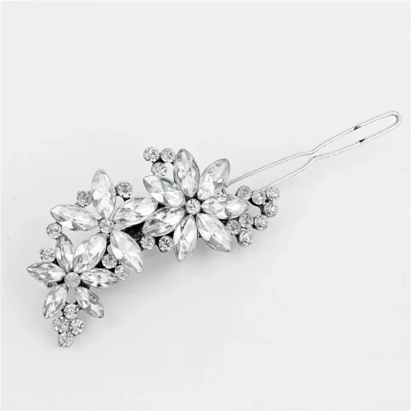 Fashion Bridal Barrettes Wedding Bridal Hair Clips Jewelry Accessories Crystal Rhinestone Hairpin Hair Clip For Women Bride Gift - Image 5