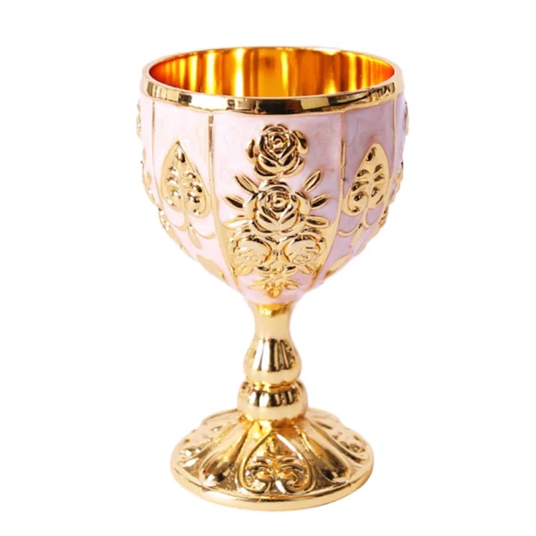 30ml Metal Wine Glasses Retro Wine Cup Goblet Vintage European Style Champagne Cocktail Glasses Bar Home Decor Drinkware - Image 11