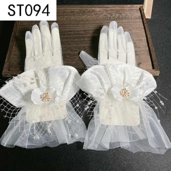 Party Dress Lace Gloves Hot Sale Sexy Clothing Accessories Bridal Gown Mittens Wedding Bridal Gloves Party - Image 8