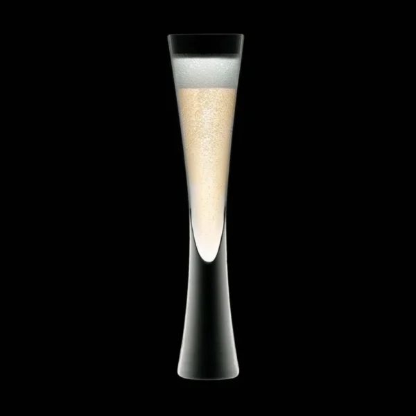 Ereganto Champagne Glasses Glitter Flutes Clear Cups Bubble Wine Tulip Cocktail for Bar Party Gift Wedding bubbly Wine Glasses - Image 3