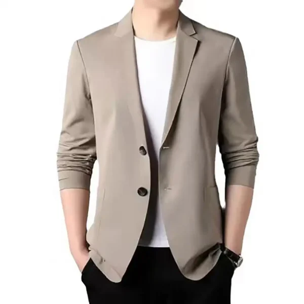 Handsome Men Suit Jacket High Quality Business Blazers Groom Wedding Men Jacket Double-button Design Suit Coat 2024 Workwear - Image 9