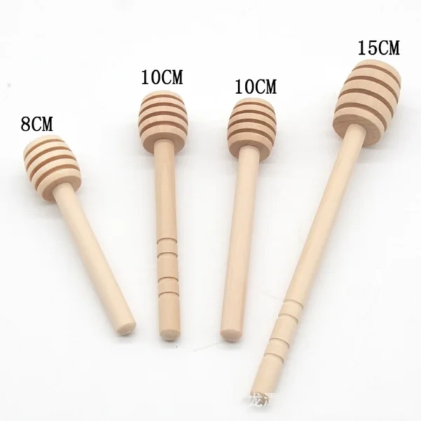 50PCS Honey Stir Stick Personalized Logo Customize Mini Wooden Honey Spoon Birthday Party Wedding Guest Gifts Kitchen Bar Tools - Image 2