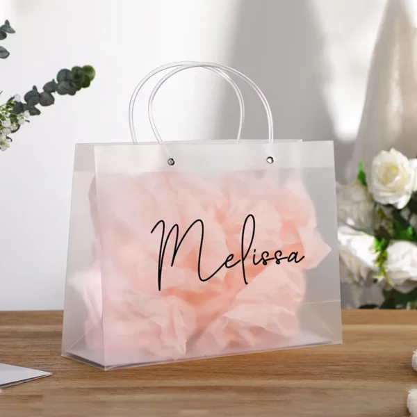 Personalized Bridesmaids Luxury Gifts Bags for Birthday Bachelorette Parties Name Pvc Wedding Favors Bridal Showers Package Bags - Image 5