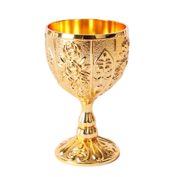 30ml Metal Wine Glasses Retro Wine Cup Goblet Vintage European Style Champagne Cocktail Glasses Bar Home Decor Drinkware - Image 9