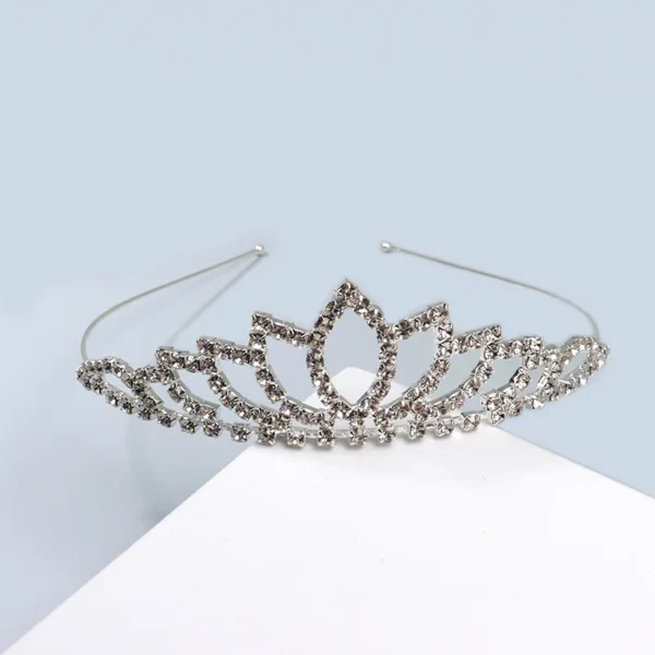 ZANLLOY Bridal Crystal Tiara & Princess Crown Kids Girls Bridal Prom Crown Party Wedding Accessories Hair Accessories - Image 5