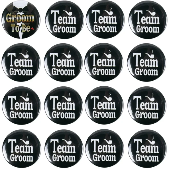 Groom to be Badge Pins Bachelor Party Button Pins Team Groom Pins Gifts for Wedding Party Decorations Bride Groomsman Favors