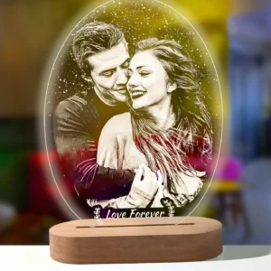 3D Photo Lamp Personalized Custom Photo And Text Customized Valentine's Day Wedding Anniversary Birthday 3D Night Light Gifts