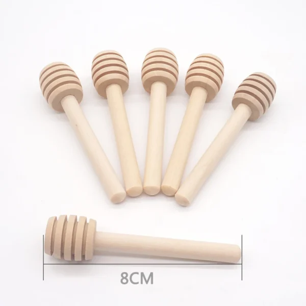 50PCS Honey Stir Stick Personalized Logo Customize Mini Wooden Honey Spoon Birthday Party Wedding Guest Gifts Kitchen Bar Tools - Image 10