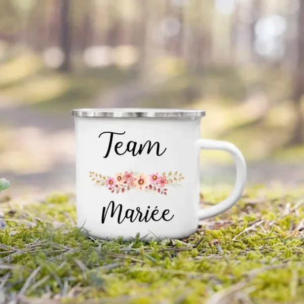 Team Bride French Print Mug Bride Bachelorette Party Drink Wine Juice Cup Bridesmaid Coffee Cups Bridal Wedding Shower Gifts - Image 9