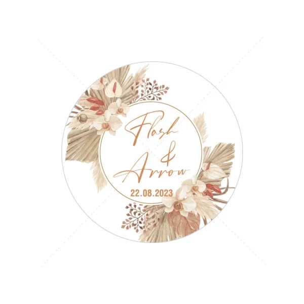 Custom Wedding Favor Sticker Personalized Fall Themed Favor Labels Stickers For Party Bags Wedding Guest Gifts Thank You Sticker - Image 14