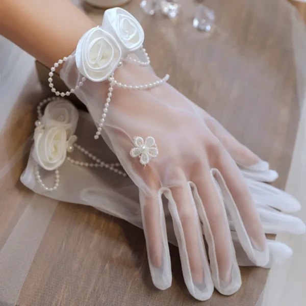 Party Dress Lace Gloves Hot Sale Sexy Clothing Accessories Bridal Gown Mittens Wedding Bridal Gloves Party - Image 7