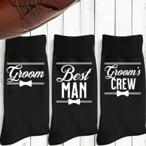 Father of the Bride Groom to be Best Man Groomsman Socks Wedding engagement bridal shower bachelor party Proposal Gift present