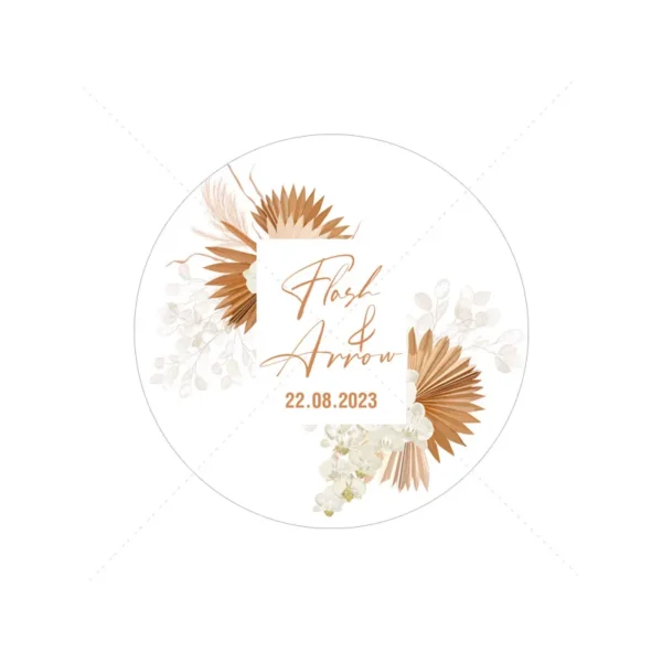 Custom Wedding Favor Sticker Personalized Fall Themed Favor Labels Stickers For Party Bags Wedding Guest Gifts Thank You Sticker - Image 17