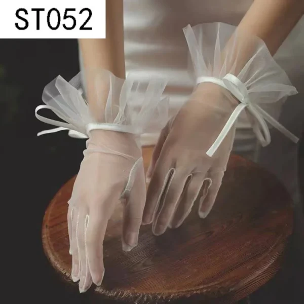 Party Dress Lace Gloves Hot Sale Sexy Clothing Accessories Bridal Gown Mittens Wedding Bridal Gloves Party - Image 6