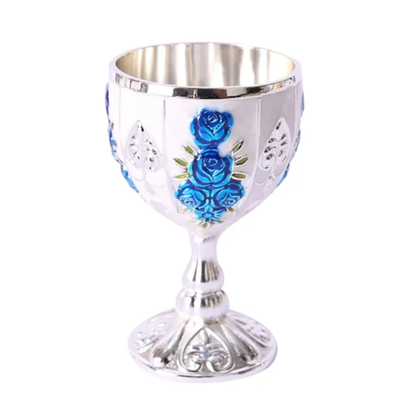 30ml Metal Wine Glasses Retro Wine Cup Goblet Vintage European Style Champagne Cocktail Glasses Bar Home Decor Drinkware - Image 10