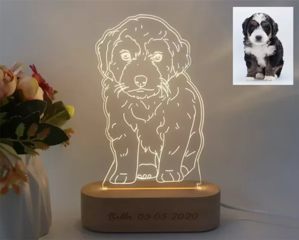 Personalized 3D Photo Lamp Custom Photo And Text Customized Valentine's Day Wedding Anniversary Birthday 3D Night Light Gifts - Image 9