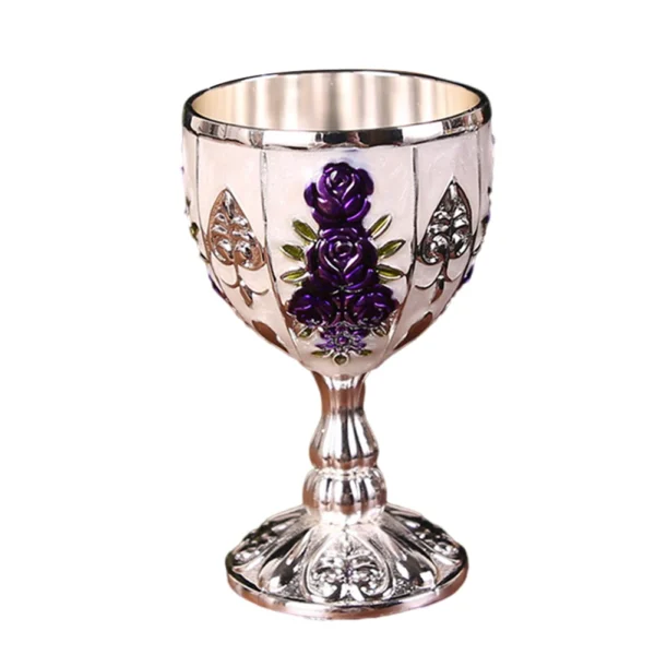 30ml Metal Wine Glasses Retro Wine Cup Goblet Vintage European Style Champagne Cocktail Glasses Bar Home Decor Drinkware - Image 7