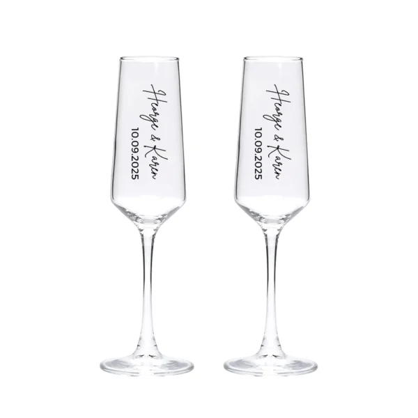 Custom Wedding Champagne Glasses, Bride and Groom Champagne Glass, Personalized Champagne Glasses, Flutes Glasses Champagne - Image 11