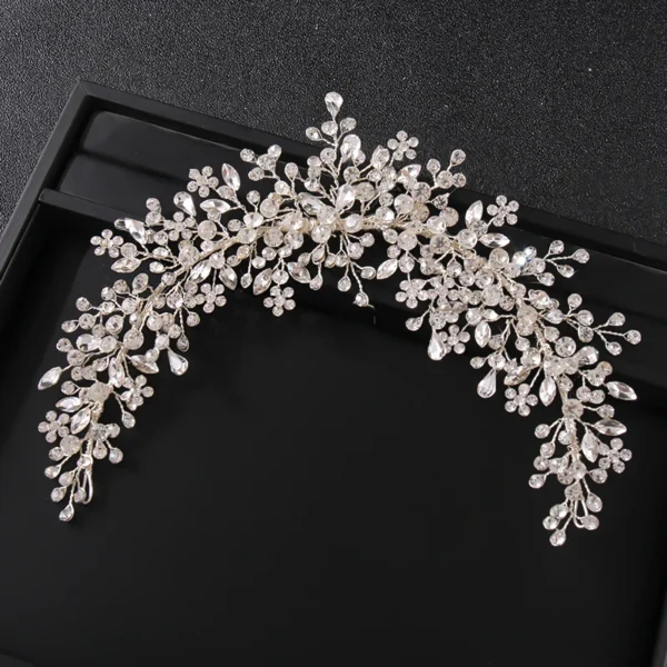 Crystal Rhinestone Bridal Wedding Headbands Tiaras Hairbands For Women Bride Bridal Wedding Hair Accessories Jewelry Band Gift - Image 5