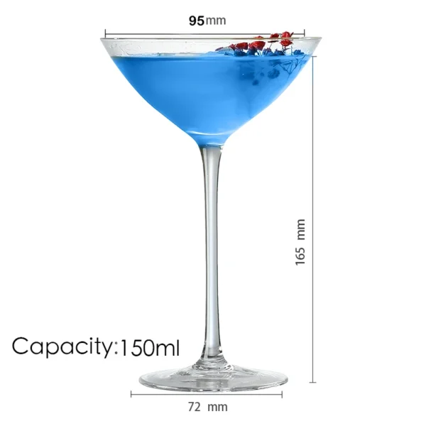 Cocktail Glass, Champagne, Martini, Wine Glasses, Long Stem Glassware - Image 14