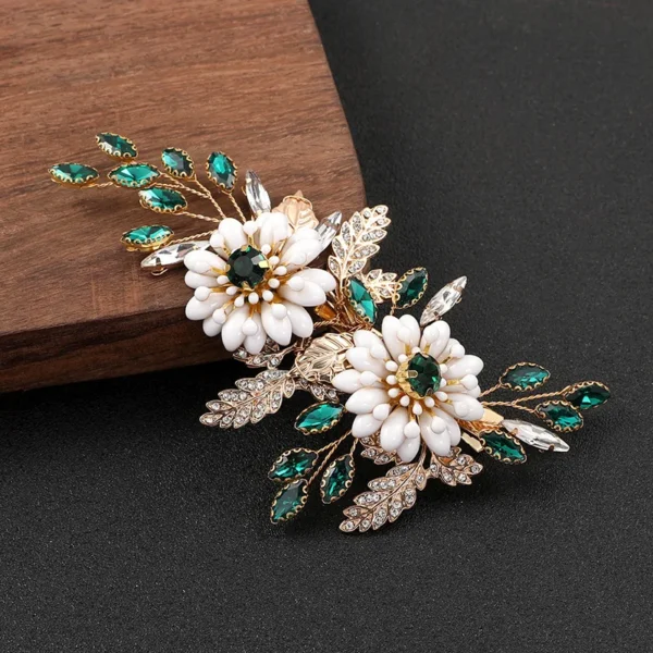 Fashion Bridal Headwear Banquet Wedding Dress Accessories Rhinestone Hairpin Accessories Wholesale. - Image 2